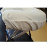ELASTIC HEADREST COVER - IVORY FLANNEL