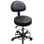 Swivel Stool with Backrest